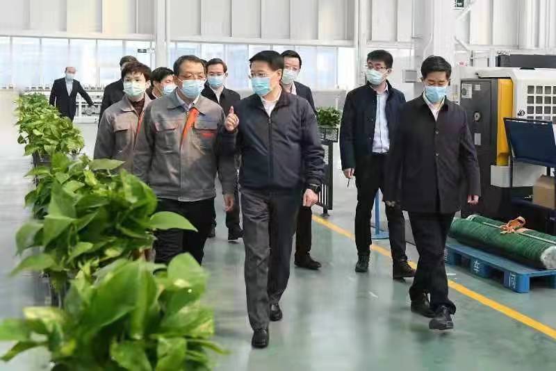 淄博市委书记江敦涛赴瑞邦调研(图2)